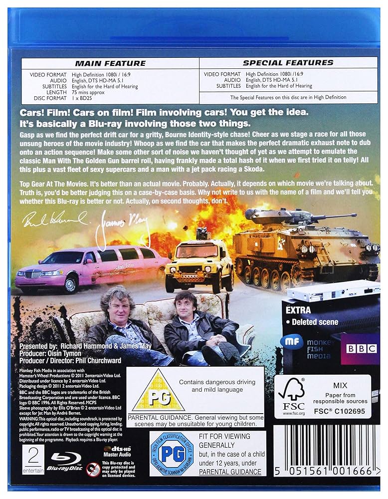 その他 Top Gear at the Movies [Blu-ray] Top Gear at the Movies [Blu-ray] [Region Free]: Amazon.co.uk
